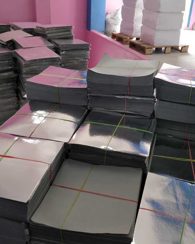 Silver Parcel Paper